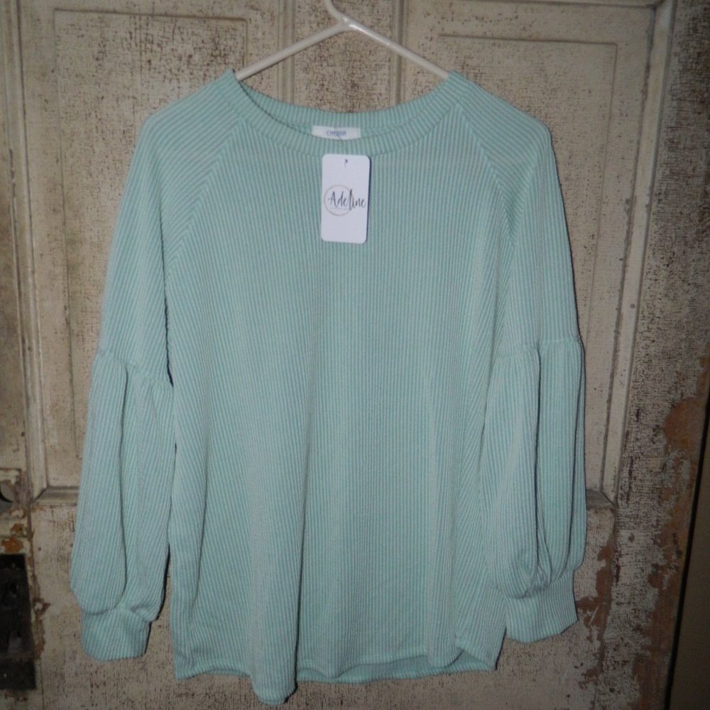 Cherish Stripe Womens Long Sleeve Top Size S NWT (DD-7)